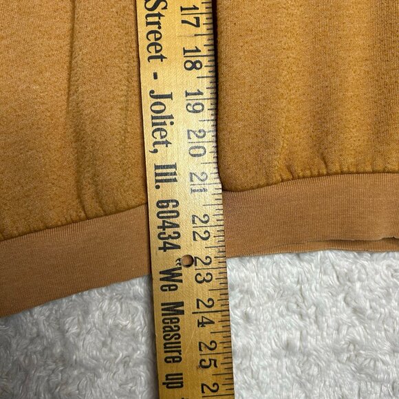 FP Movement Kelly FREE PEOPLE Sweatshirt Cognac Crew Neck Long Sleeve Shirt - Picture 7 of 8